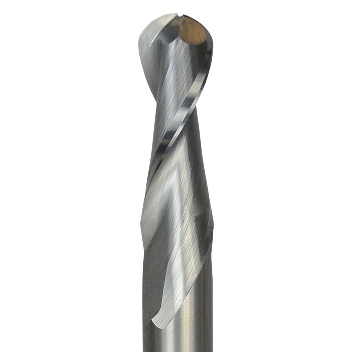LMT Onsrud 52-360BL 1/2 inch solid carbide 2-flute upcut ball nose router bit, extended length