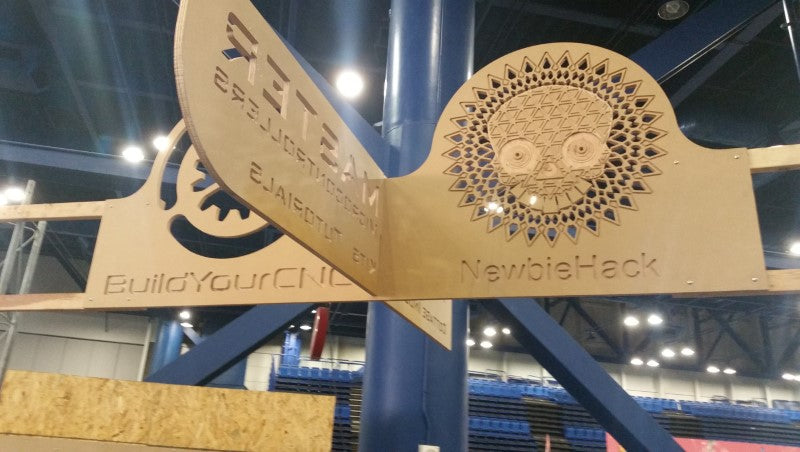 BuildYourCNC at Houston Mini Maker Faire 2015