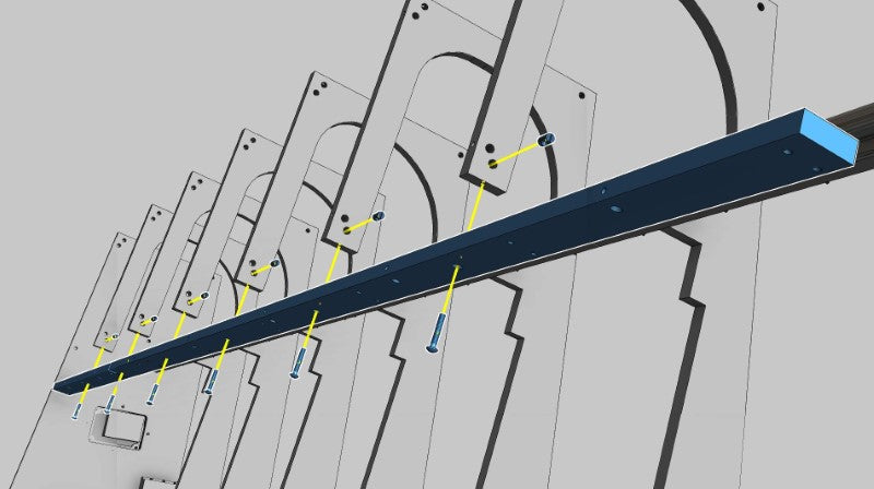 Garage Laser Main Structure Instructional Image 13