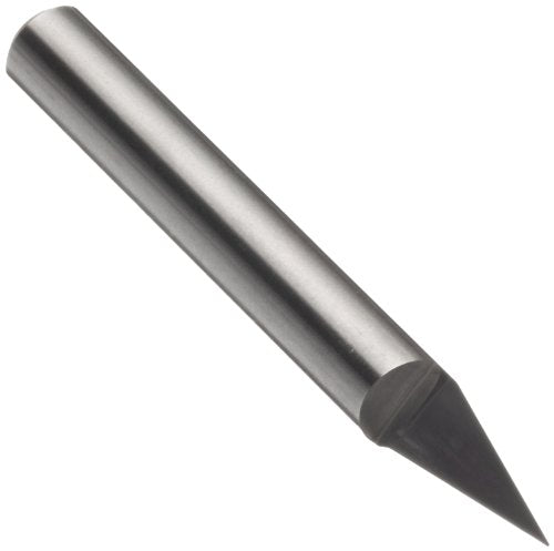 primary image of LMT Onsrud 37-29 Solid Carbide Engraving Tool, Uncoated (Bright) Finish, 1 Flute, 0.040" Tip Diameter, 30 Degree, 1/4" Shank Diameter, 2" Overall Length (Pack of 1)