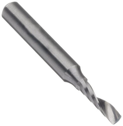 primary image of LMT Onsrud 63-715 Solid Carbide Upcut Spiral O Flute Cutting Tool, Inch, Uncoated (Bright) Finish, 21 Degree Helix, 1 Flute, 2.0000" Overall Length, 0.1563" Cutting Diameter, 0.2500" Shank Diameter