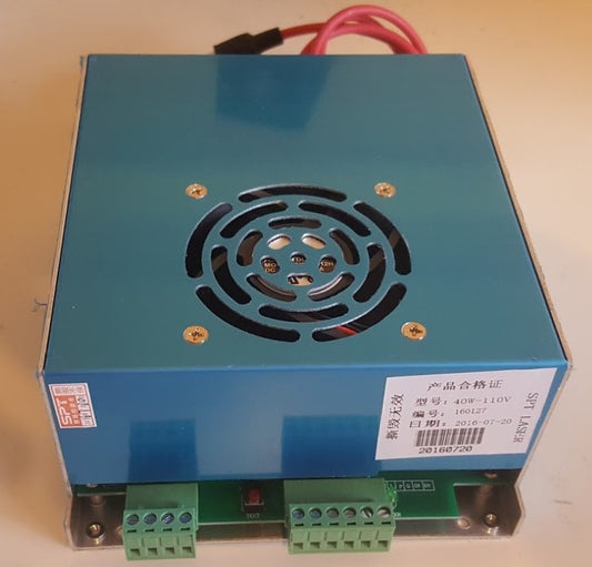 40W CO2 Laser Power Supply 