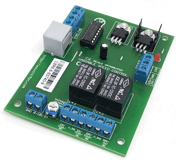 C6 Variable Speed Control Board for CNC Spindle & VFDs – BuildYourCNC