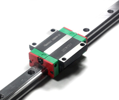 HIWIN guide block shown on a HIWIN linear rail 