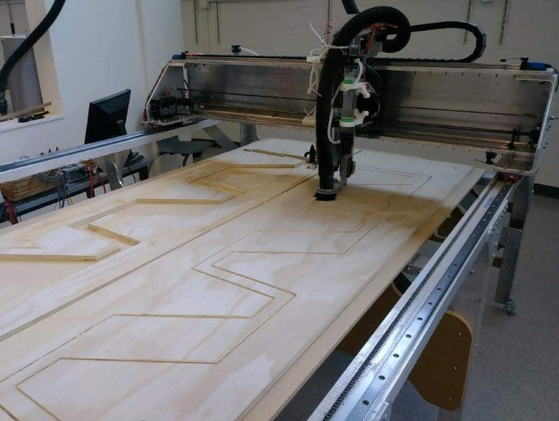 Fabricator Pro CNC Router 5'x10' cutting plywood