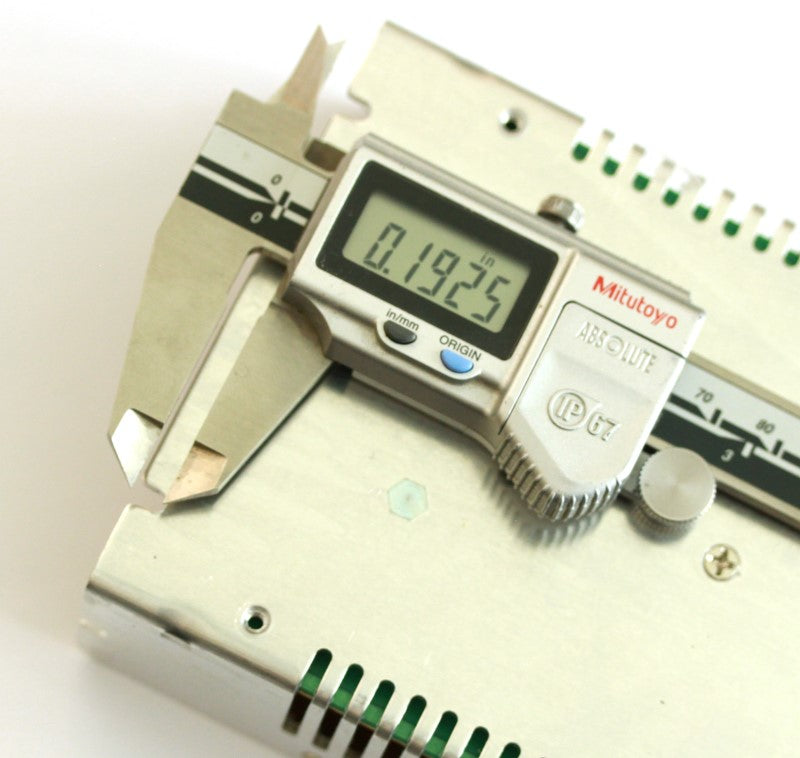 length of the mounting slot for the 24 volt 10 amp power supply