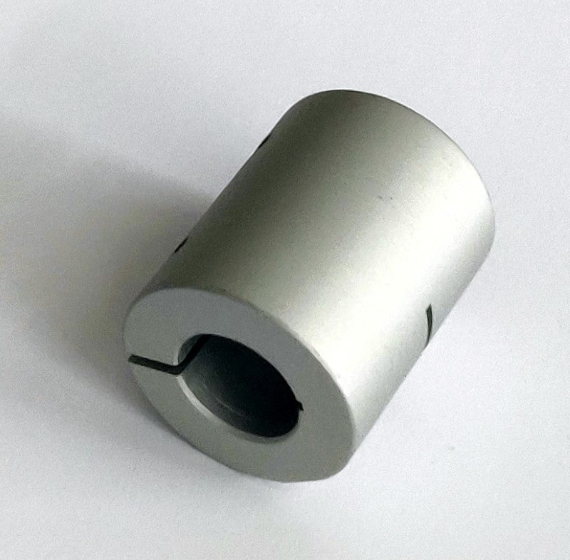 1/2" to 1/2" - Rigid Coupling Aluminum- 1/2" bores at each end