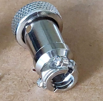 Cable End female round 12mm connector 