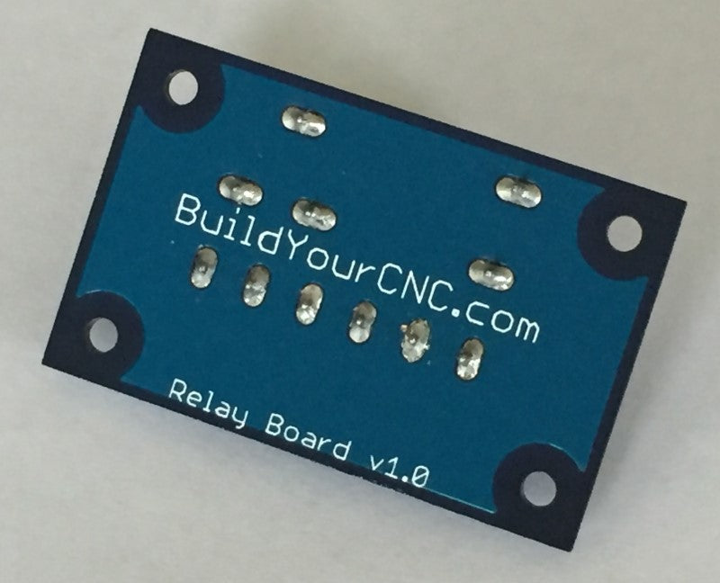 Underside of 5V 250V 12A relay board