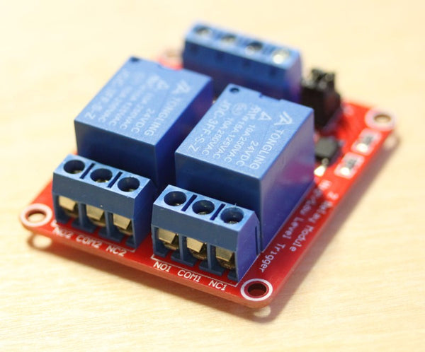 24VDC Dual Relay Module – BuildYourCNC