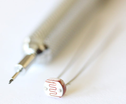 light sensor (photo sensitive light resistor) - front view