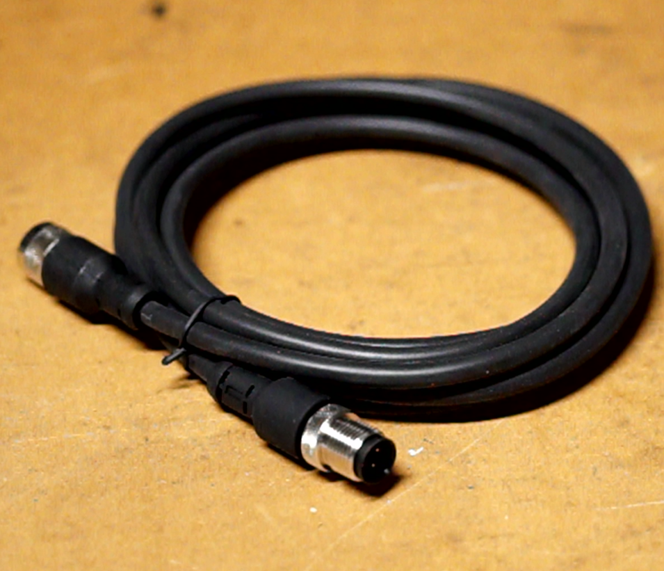 M12 4-Pin Male to Female Sensor Cable A Code 2 Meters (For Proximity ...