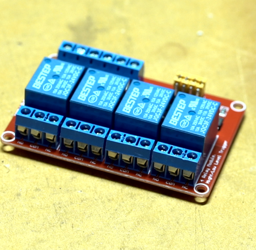 Relay Module In Building 24VDC Quad (4 Channel) Relay Module – BuildYourCNC