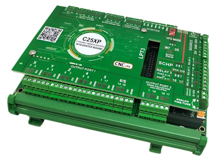 C25XP Professional Wiring Add-On for Ethernet Smooth Stepper - Enhanced Interface & Safety Features