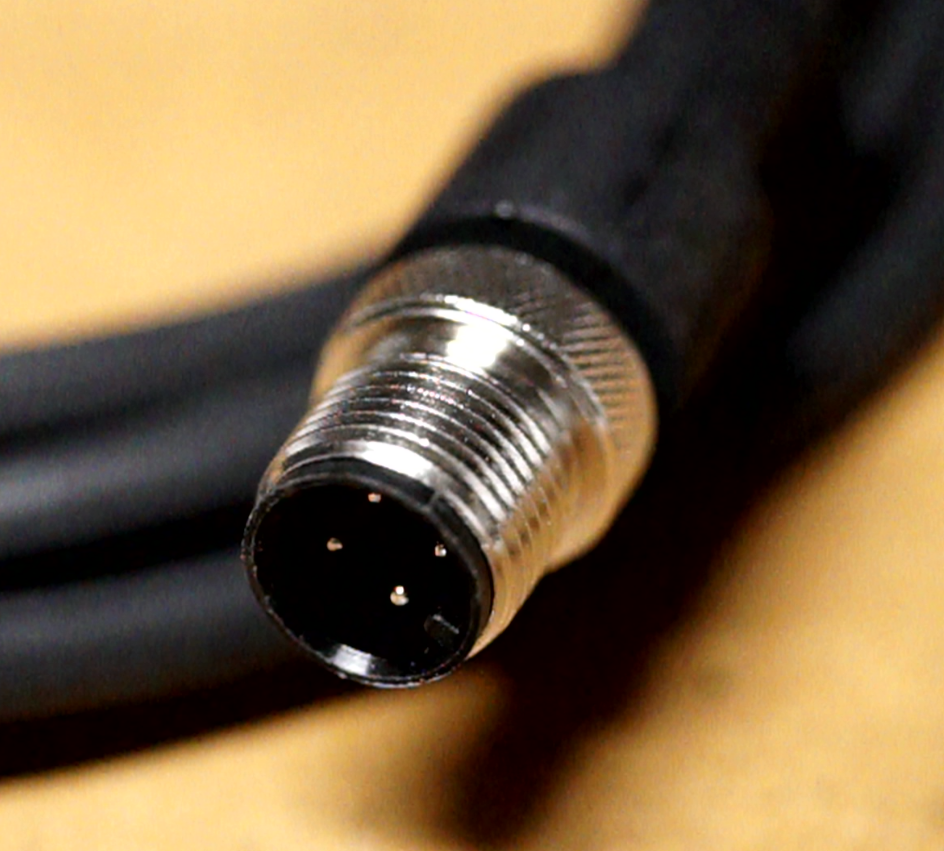 M12 4-Pin Male to Female Sensor Cable A Code 2 Meters (For Proximity ...