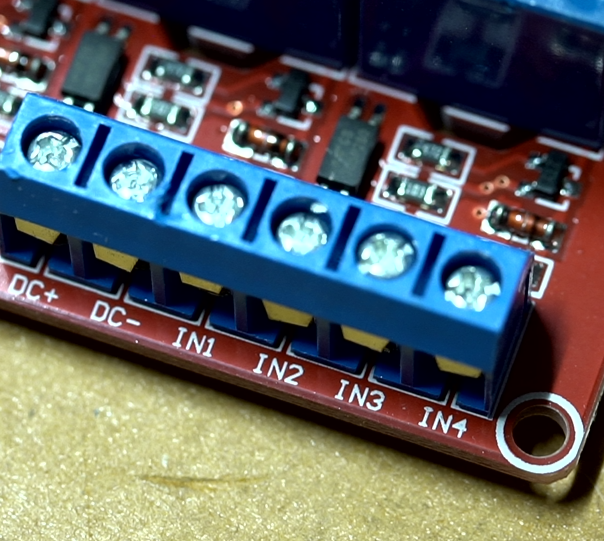 24VDC Quad (4 Channel) Relay Module – BuildYourCNC