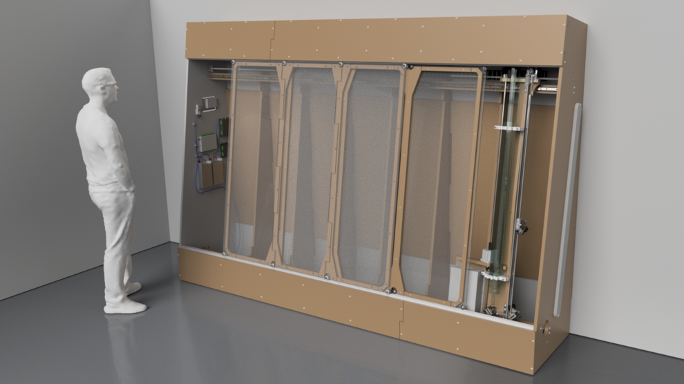 Vertical Laser XL Plans | 4x8 CO2 Laser Cutter Build – BuildYourCNC