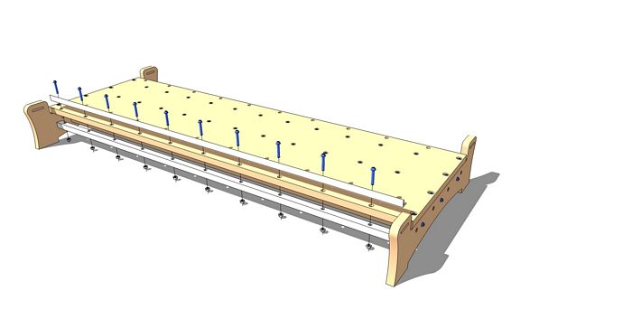 Attach X-Axis Rails to First Side