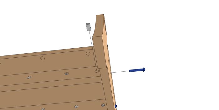 Third Support and Table End Opposite Connection