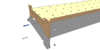 Third Table End and Under Support Connection