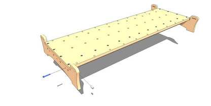 First End Support and Table End Connection Other Side