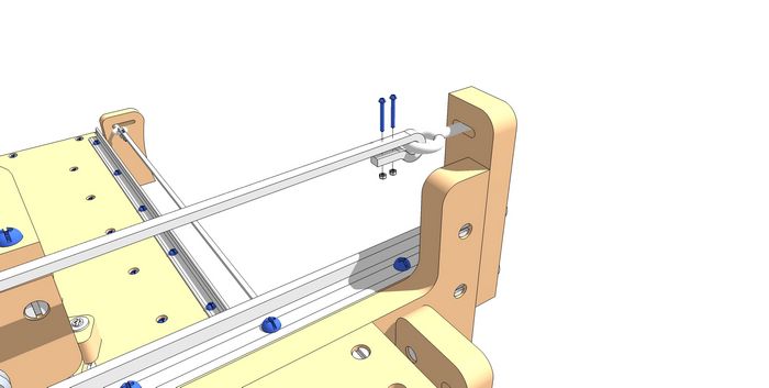 Secure the Y-Axis High Side of Roller Chain