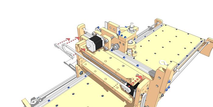 Add the Y-Axis Roller Chain