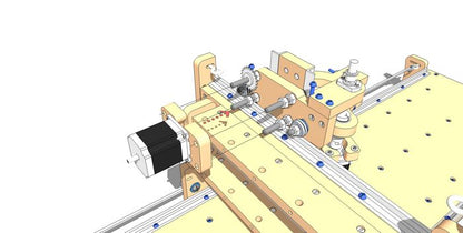 Slide Motor Mount Assembly onto Machine