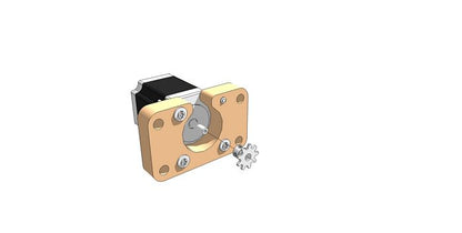 Add Drive Sprocket to the Y-Axis Motor Shaft