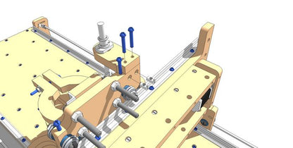 Attach the Anti-Backlash Support to the Z/Y Plate