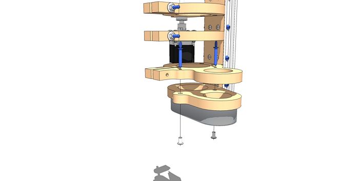 Fasten Dust Shoe to the Lower Spindle/Router Mount