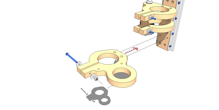 Add Lower Router/Spindle Mount Tightening Hardware