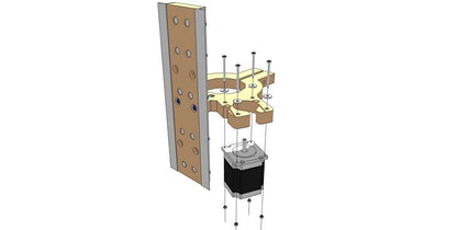 Secure Z-Axis Stepping Motor