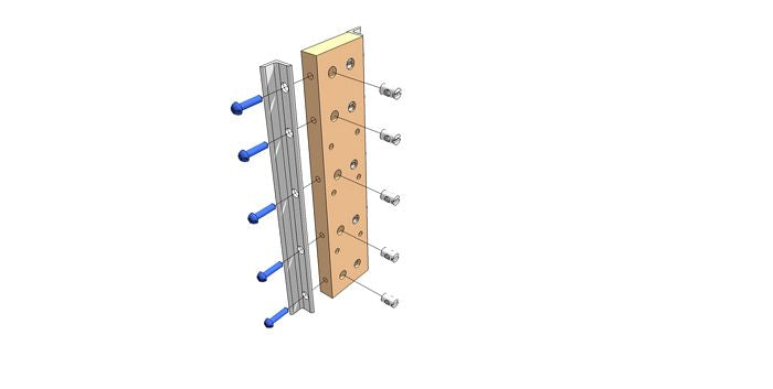 Fasten Left Z-Axis Rail to Z-Axis Rail Support