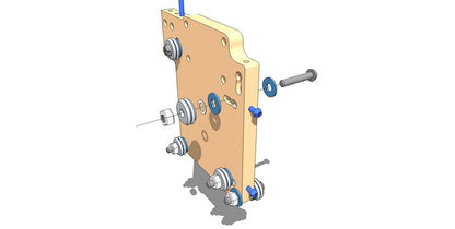 Attach Upper Right Z-Axis V-Groove Bearing Assembly