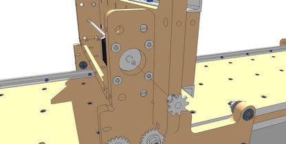 Attach the X-Axis Drive Sprocket