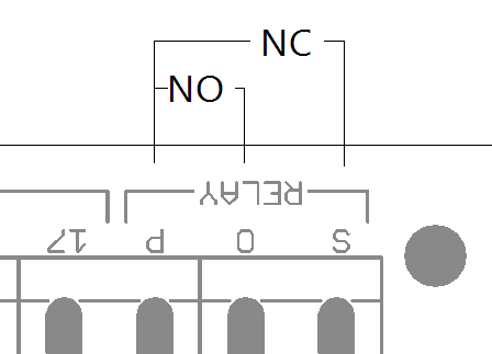 The relay connections on the blueBrew CNC machine breakout board.