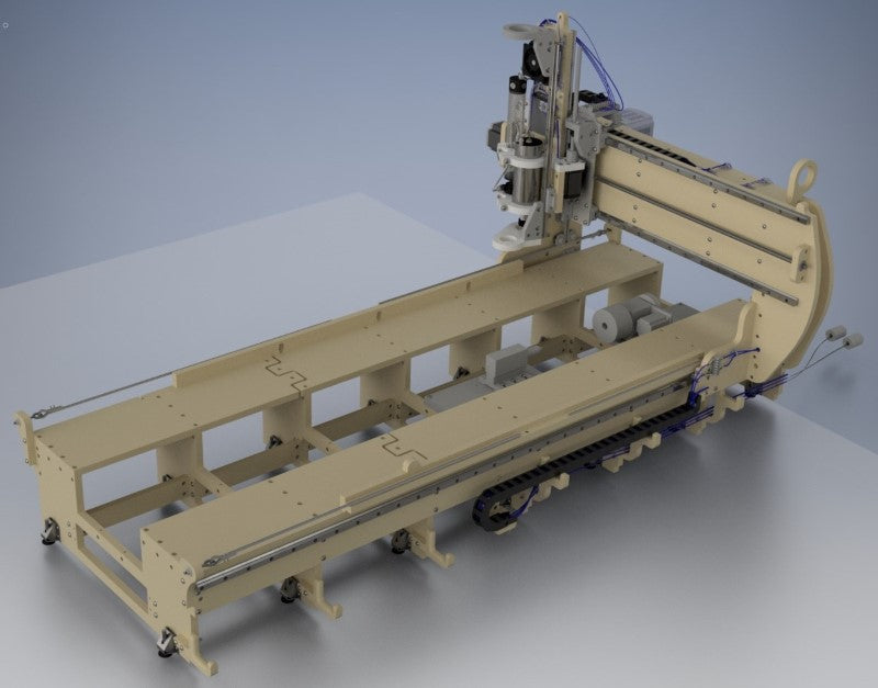 greenBullv2 flat CNC Routers – BuildYourCNC