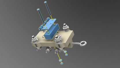 Attach space and hinge to CFS bearing truck