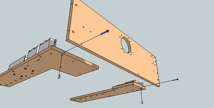 Fasten Back Panel to Base