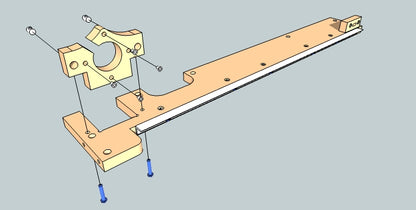 Fasten Y-Axis Stepper Motor Mount