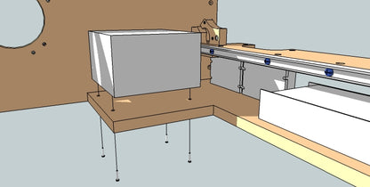 Attach Laser Tube Power Supply