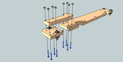 Fasten the Two Gantry Parts Together