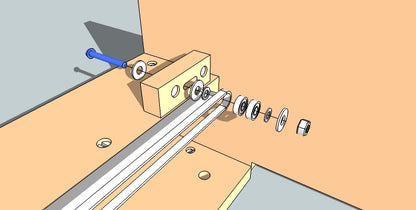 Install Y-Axis Belt Bearing Assembly