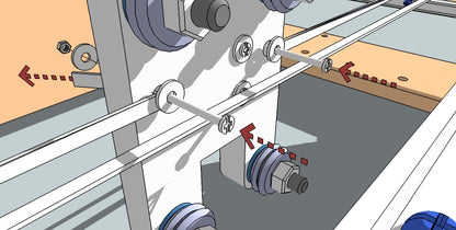 Adding the Screws to the back of the Nozzle Plate