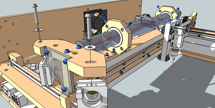 Install the Mirror Mounts to the Main Mirror Mount on Gantry