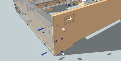 Attach the Left Panel to the Front Panel