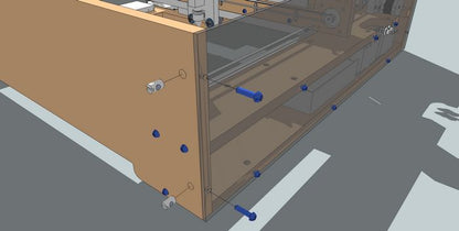 Attach Right Panel to the Front Panel