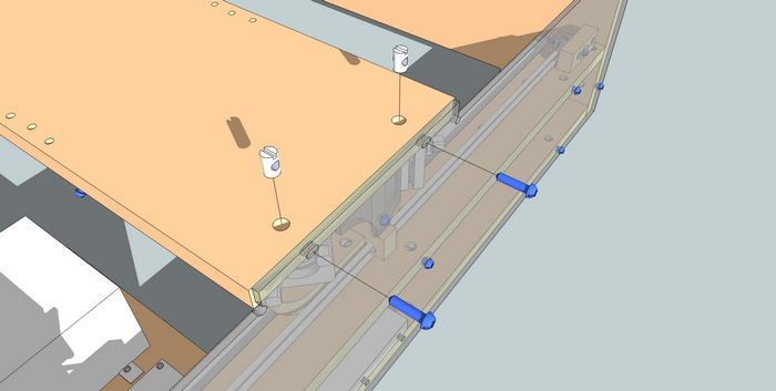 Attach Hinge Plate to Left Panel