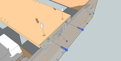 Attach Hinge Plate to Left Panel